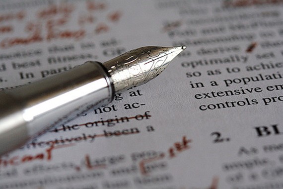 Editing an academic journal article photo by Nic Mcphee
