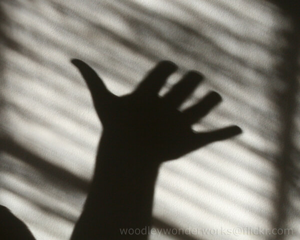Outspread hand
